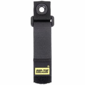 RIP TIE NW-07-G02-BK Hook-and-Loop C Inch Strap, 7 Inch Length, 1.50 Inch, 1 Inch Width, 90 lb Tensile Strength | CT9BVM 45FH74