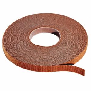 RIP TIE W-15-1RL-BN Hook-and-Loop Cable Tie Roll, 15 ft Length, 0.5 Inch Width, 50 lb Tensile Strength, Brown | CT9BKT 45FH97