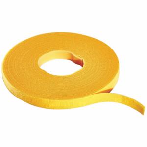 RIP TIE W-75-MRL-Y Hook-and-Loop Cable Tie Roll, 75 ft Length, 0.75 Inch Width, 50 lb Tensile Strength | CT9BNV 45FJ26