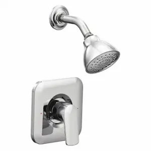 RIZON T2812 Tub and Shower Trim Kit, Moen, Rizon Posi-Temp T2812, 2.5 gpm Fixed Showerhead Flow Rate | CT9CAA 494L81