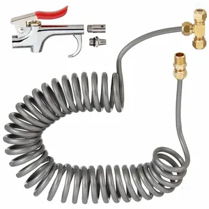 ROADPRO RP63052 Air Gun Kit, Thumb-Lever Grip, Zinc Alloy, 1/4 in, 2 Nozzle, High Pressure, Straight | CT9CAK 52YG22