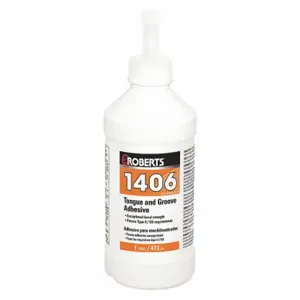 ROBERTS 1406-P Construction Adhesive, 1406, 16 Fl Oz, Bottle, Off White | CT9CBJ 43Z102