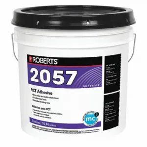 ROBERTS 2057-4 Construction Adhesive, 2057, 4 Gal, Pail, Creamy Tan | CT9CBK 53WC30