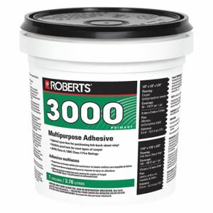 ROBERTS 3000-1 Construction Adhesive, 3000, 1 Gal, Pail, Tan | CT9CBM 53WC20
