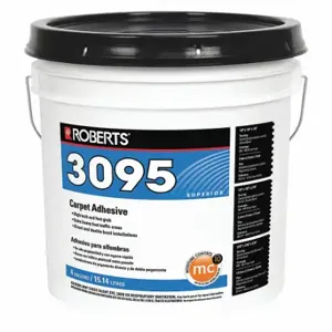 ROBERTS 3095-4 Construction Adhesive, 3095, 4 Gal, Pail, Beige | CT9CBE 53WC24