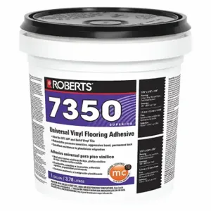 ROBERTS 7350-1 Construction Adhesive, 7350, 1 Gal, Pail, Off White | CT9CBL 53WC29