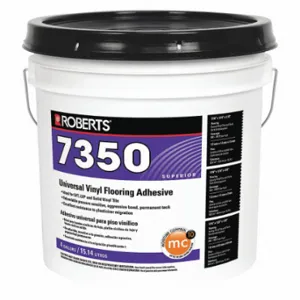 ROBERTS 7350-4 Construction Adhesive, 7350, 4 Gal, Pail, Off White | CT9CBG 53WC28