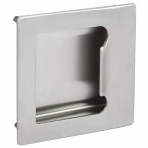 ROCKWOOD BF97L.32D Flush Door Pull, Mortised with Concealed Screws, Brass/Bronze/Stainless Steel | CT9CTA 32ZT79