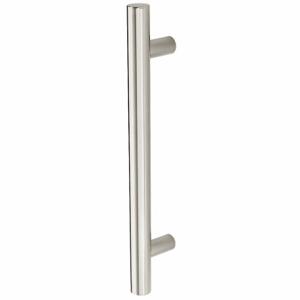 ROCKWOOD RM3301BTB7284.32D Door Pull, 84 Inch Lg, 3 Inch Projection, Satin, Stainless Steel | CT9CRZ 463U17