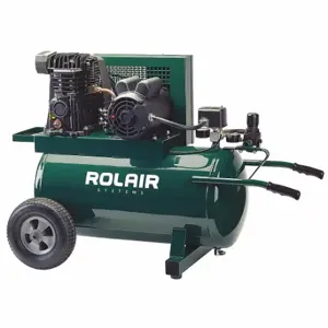 ROLAIR 5520MK103-0072 Portable Air Compressor, Quiet, Splash Lubricated, 20 Gal, Horizontal, 1.5 Hp, 120V AC | CT9DLT 35DZ67