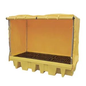 ROMOLD BB2C Covered IBC Spill Pallet, For 2 x 1000 Litre IBC | CE4TFV