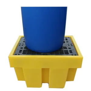 ROMOLD BP1 Spill Pallet, For 1 x 205 Litre Drum, 225 Litre Sump Capacity | CE4TGR