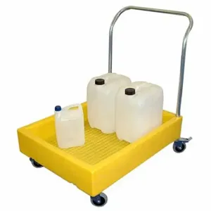 ROMOLD BT100 Container Trolley, For 4 x 25 Litre Cans, 100 Litre Sump Capacity | CE4THQ