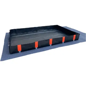 ROMOLD EB4 Containment Bund, 2500 x 1500 x 250mm Size, 937L Capacity, PVC | CM7PFE