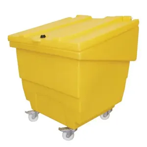 ROMOLD GPSC2W Mobile Storage Container, Hinged Lid, 250 Litre Capacity | CE4TJE