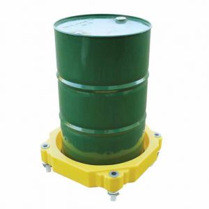 ROMOLD PDD Mobile Drum Dolly, For Moving 205 Litre Drums, 30 Litre Sump Capacity | CE4TJV