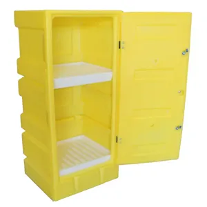 ROMOLD PSC2 Storage Cabinet, Medium, Lockable, 3 Shelves, 30 Litre Sump Capacity | CE4TKK