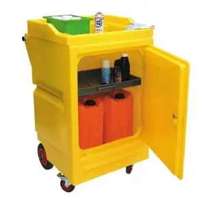 ROMOLD PWC4 Mobile Work Cart, Lockable Door, 45 Litre Sump Capacity | CE4TKP