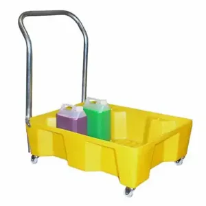 ROMOLD ST66WHBASE Mobile Spill Tray, With Handle Without Grid, 66 Litre Sump Capacity | CE4TLN