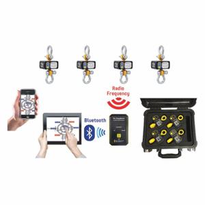 RON CRANE SCALES RCM-STRTR-4-2T Multi Point Load Monitor 4X 4000Lbs, 16000 Lb Capacity, +/-0.1% Scale Accuracy | CT9DPQ 592T29