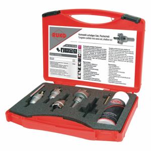 ROTHENBERGER 105302 Hole Saw Kit, 6 Pieces, 5/8 Inch to 1 1/4 Inch Saw Size Range, 10 mm Max. Cutting Depth | CT9DWV 60PZ98