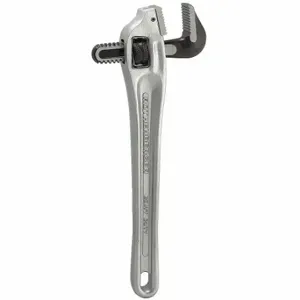 ROTHENBERGER 70115 One-Handed Pipe Wrench, Aluminum, 2 Inch Jaw Capacity, Serrated, 14 Inch Overall Length | CT9DYC 53RF23