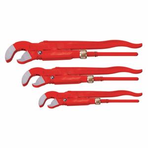 ROTHENBERGER 70130X Pipe Wrench Set, Steel, 2 Inch Jaw Capacity, Serrated, 5 51/100 Inch Overall Length | CT9DXG 60EG18