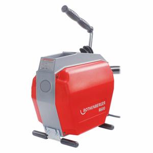 ROTHENBERGER 72869V Sectional Drain Cleaning Machine, Corded, R600, 6 Inch Max. Pipe Dia, 0 Sections | CT9DXU 53RF35