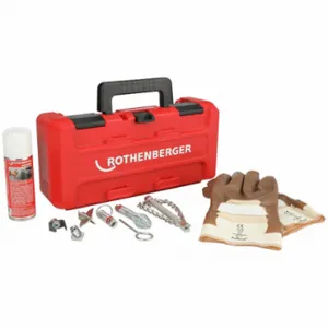 ROTHENBERGER 72936 Drain Cleaning Set, 2 Augers, 4 Cutters, Use With R600, 5/8 Inch Connection | CT9DWD 60PZ13