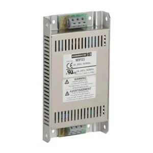 ROXBURGH MIF03 Emi Input Filter, 120/240 VAC, 1-Phase, 3A, Panel Mount, Emi/Rfi Filtering, Multi-Stage | CV7MAE