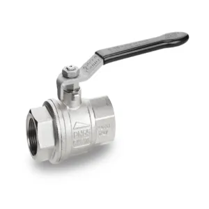 RUB VALVES S33C00 Ball Valve, Heavy Duty, 3/8 Inch BSPP Size, Brass, Female, Full Port, Lever | CF3EVC