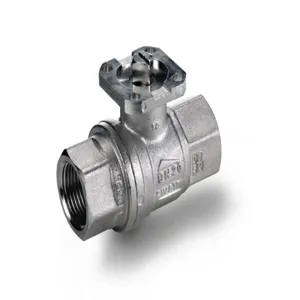 RUB VALVES S64F05 Ball Valve, Actuator Mouning, 1 Inch BSPP Size, Brass, Female, Hot Forged | CF3FAU