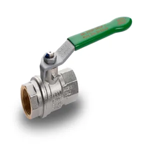 RUB VALVES S84H00W Ball Valve, 1-1/2 Inch BSPP Size, Brass, Female, Full Port, Lever, Two O-Ring | CF3FJF