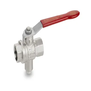 RUB VALVES S94G00 Ball Valve, 1-1/4 Inch BSP Size, Brass, Female, Full Port, Lever | CF3FTD