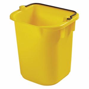 RUBBERMAID 1857374 Disinfecting Pail, 5 Qt, Yellow | CT9FGK 58LM07