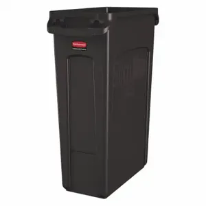 RUBBERMAID 1956187 Trash Can, Rectangular, Brown, 23 gal Capacity, 11 Inch Width/Dia | CT9FMC 49AJ41