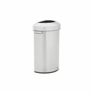 RUBBERMAID 2147582 Trash Can, Stainless Steel, Dome Top, Silver, 21 gal Capacity | CT9FND 61JA20