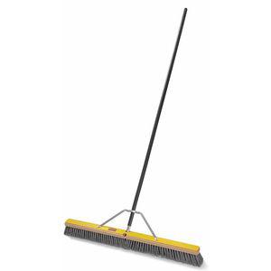 RUBBERMAID 59JM24 Synthetic Push Broom, 36 Inch Sweep Face | CD3XVL