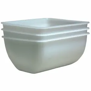 RUBBERMAID FG2891L2WHT Quart Inserts | CT9FEA 33PT90