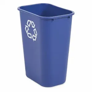 RUBBERMAID FG295773BLUE Deskside Recycle Bin, 41 PK /39L, Blue | CT9EUV 124T11