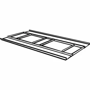 RUBBERMAID FG4712L2BLA Utility Truck Base, For 4UR38, For FG471200BLA | CT9EUN 33PW92