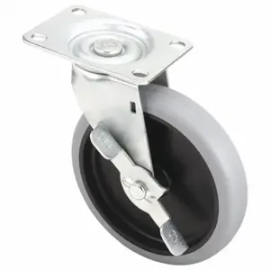 RUBBERMAID GRFG29818 Caster, Swivel with Brake, 5 Inch | CT9EXU 33PT91