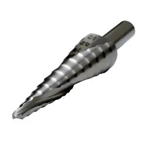 RUKO 101702 Step Drill Bit, 2 Size, 13 Steps, High-Speed Steel, Bright Finish, Split Point | CV7HKP