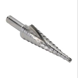 RUKO 101702E Step Drill Bit, 2 Size, 13 Steps, 5 Perc. Cobalt High-Speed Steel, Bright Finish, Split Point | CV7HKQ