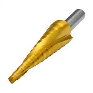 RUKO 101702T Step Drill Bit, 2 Size, 13 Steps, High-Speed Steel, Titanium-Nitride Coated Finish | CV7HKR