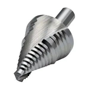 RUKO 101709 Step Drill Bit, 9 Size, 2 Steps, High-Speed Steel, Bright Finish, Split Point | CV7HLK