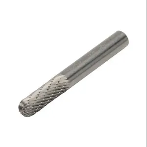 RUKO 116413 Rotary Burr, Radius, 1/4 Inch Burr Dia., 3/4 Inch Burr Length, 1/4In Shank Dia. | CV7DXJ