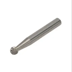 RUKO 116419 Rotary Burr, Ball, 1/4 Inch Burr Dia., 7/32 Inch Burr Length, 1/4In Shank Dia. | CV7DXM