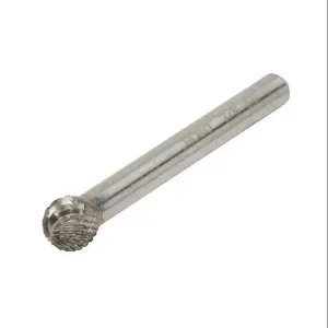 RUKO 116421 Rotary Burr, Ball, 3/8 Inch Burr Dia., 3/8 Inch Burr Length, Tungsten Carbide | CV7DXN