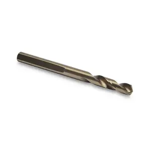 RUKO 126206 Pilot Drill Bit, Replacement, 1/4 Inch Size, Split Point, 5 Perc. Cobalt High-Speed Steel | CV7HLN